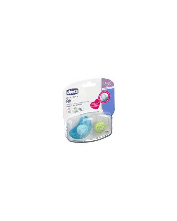 CHICCO Succhietto Air Boy Silicone 16-36 m 2 pz 970801965 Chicco