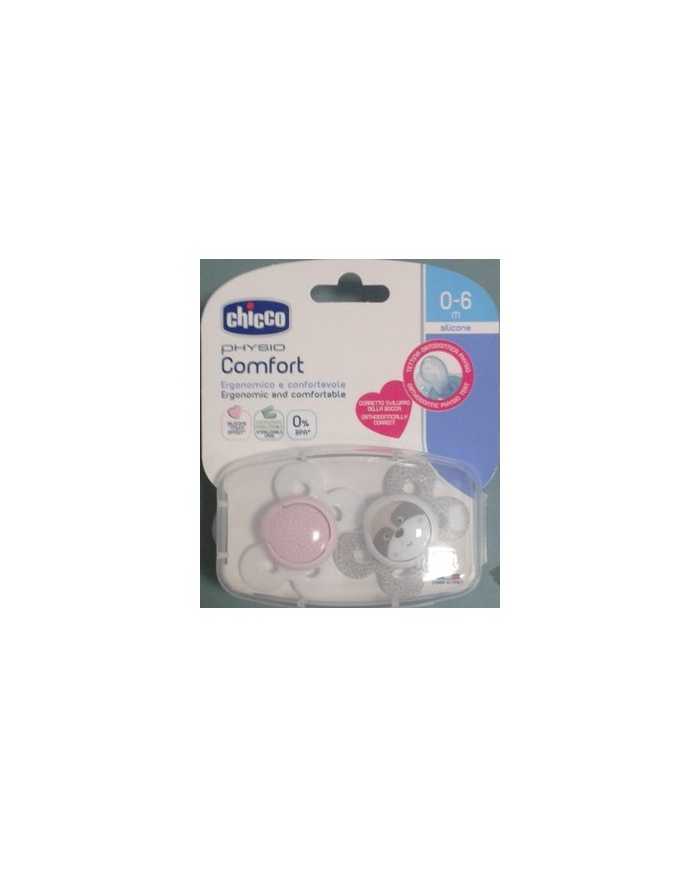 CHICCO Succhietto Comfort Girl Silicone 0-6m 2 pz 973074230 Chicco