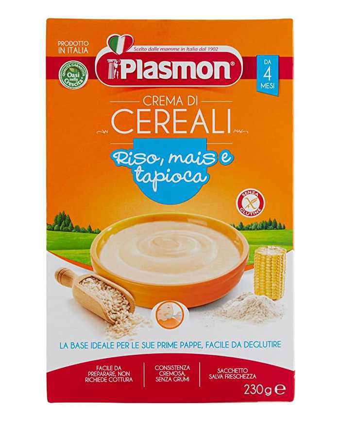 PLASMON Cereali Crema di Riso, Mais e Tapioca 8001040415986 Plasmon