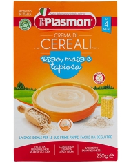PLASMON Cereali Crema di Riso, Mais e Tapioca 8001040415986 Plasmon