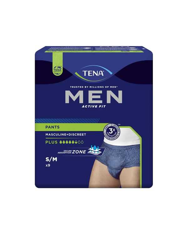 TENA Men Active Fit Pants Plus S/M 7322540887624 Tena