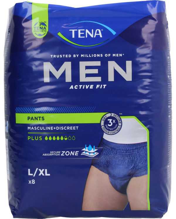 TENA Men Active Fit Pants Plus L 7322540887648 Tena