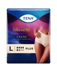 TENA Silhouette Creme Mutandine Assorbenti A Vita Alta Plus L 8 Pezzi  Tena