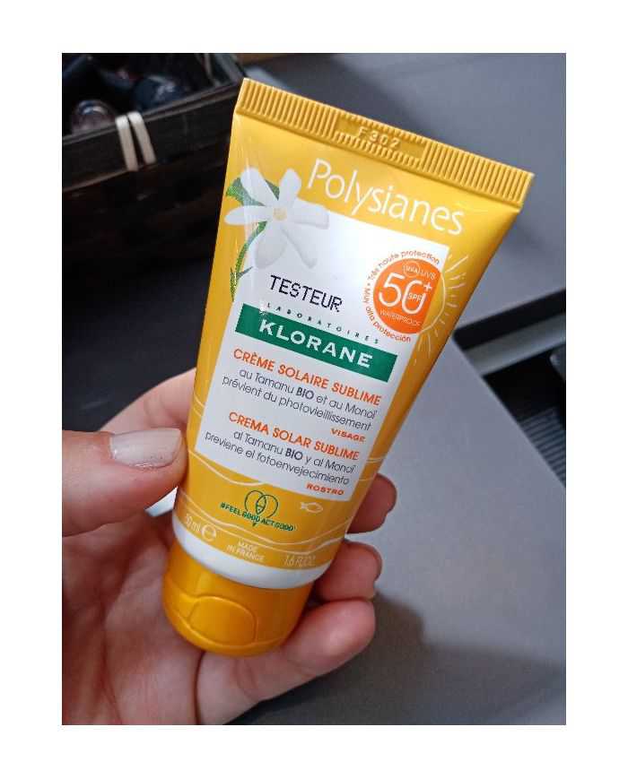 KLORANE Crema Solare Sublime Protezione Molto Alta SPF50+ Viso 983176088 Klorane