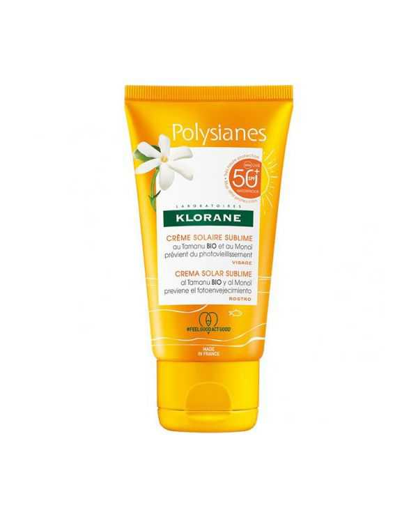 KLORANE Crema Solare Sublime Protezione Molto Alta SPF50+ Viso 983176088 Klorane