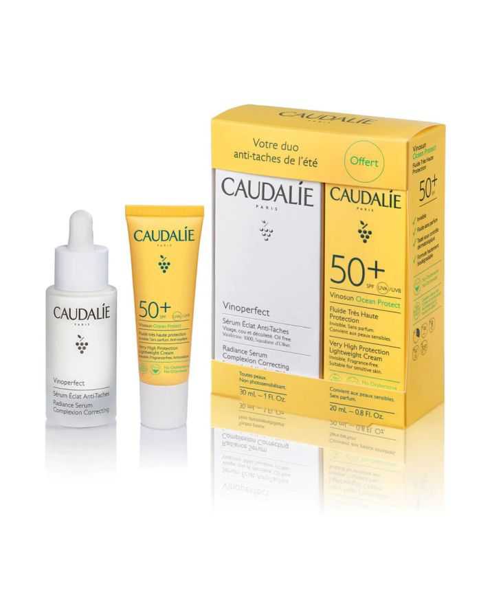 CAUDALIE Vinoperfect Siero Antimacchia + Crema Solare SPF50+ 3522935027336 Caudalie