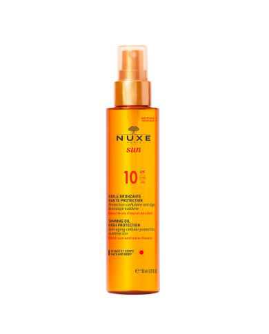 NUXE - Sun Olio Solare Abbronzante Bassa Protezione Viso e Corpo SPF10 150ml 924876838 Nuxe