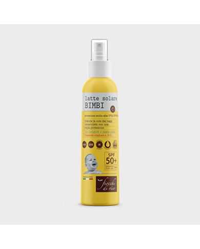 FIOCCHI DI RISO Latte Solare Bimbi SPF50+ 140ml 983360645 Fiocchi di riso