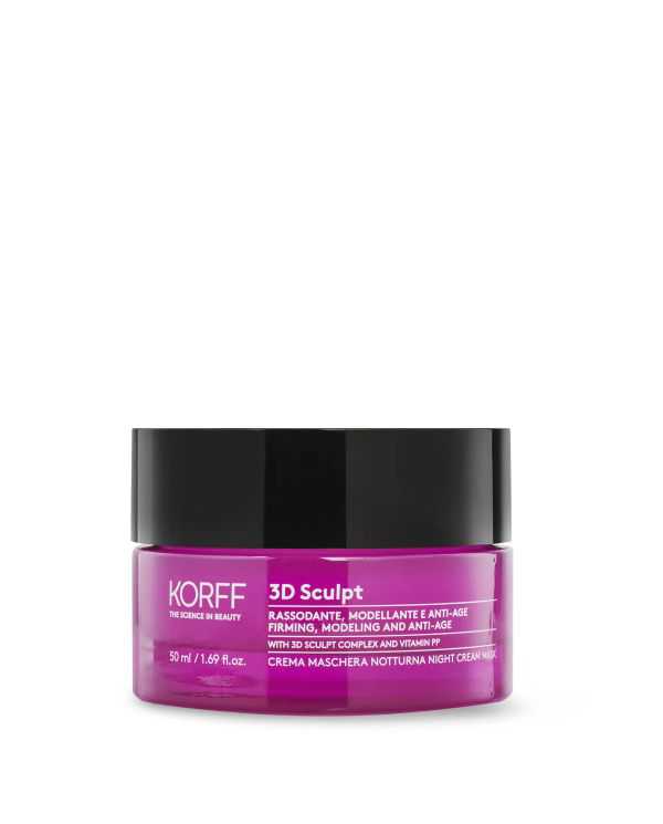 KORFF - 3D Sculpt Crema Maschera Notturna Viso e Collo Effetto Boost Rassodante Modellante Anti-Age 50ml 980145371 Korff