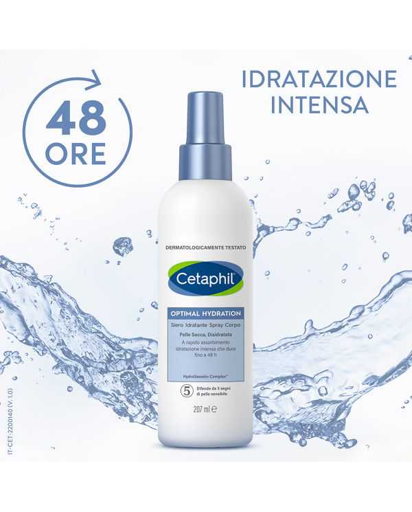 CETAPHIL - Optimal Hydration Siero Idratante Spray Corpo 3499320014755 Cetaphil