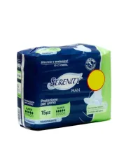 SERENITY MAN ASSORBENTE PER UOMO ASSORBENZA SUPER, 15 PZ