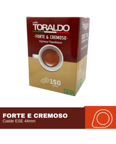 CAFFE' TORALDO Espresso Napoletano Forte e Cremoso 150 cialde