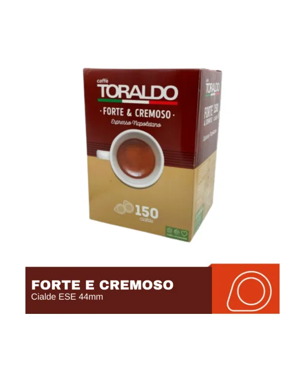CAFFE' TORALDO Espresso Napoletano Forte e Cremoso 150 cialde