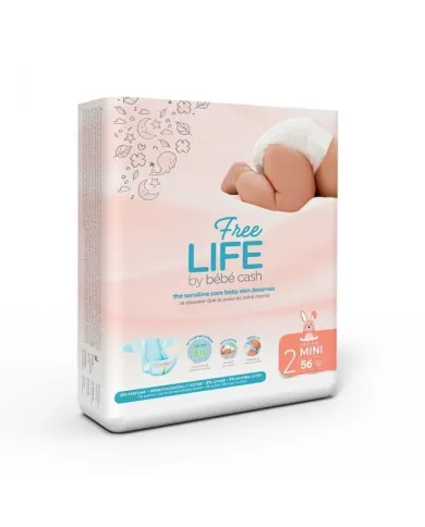 FREELIFE By Bebe Cash taglia 2 (3-6 kg) -56 pannolini