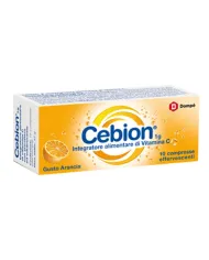 CEBION - Integratore alimentare per le difese immunitarie - Gusto Arancia - 10 compresse effervescenti