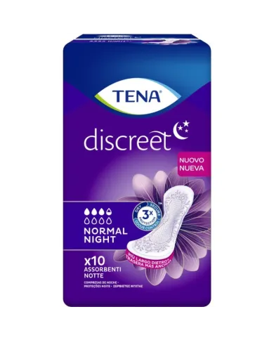 TENA Lady Discreet Assorbenti Notte Normal Night 10 Pezzi