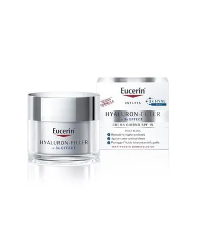 EUCERIN Hyaluron-Filler Anti-Età Crema Giorno spf 15- 50 ml-Pelle Secca