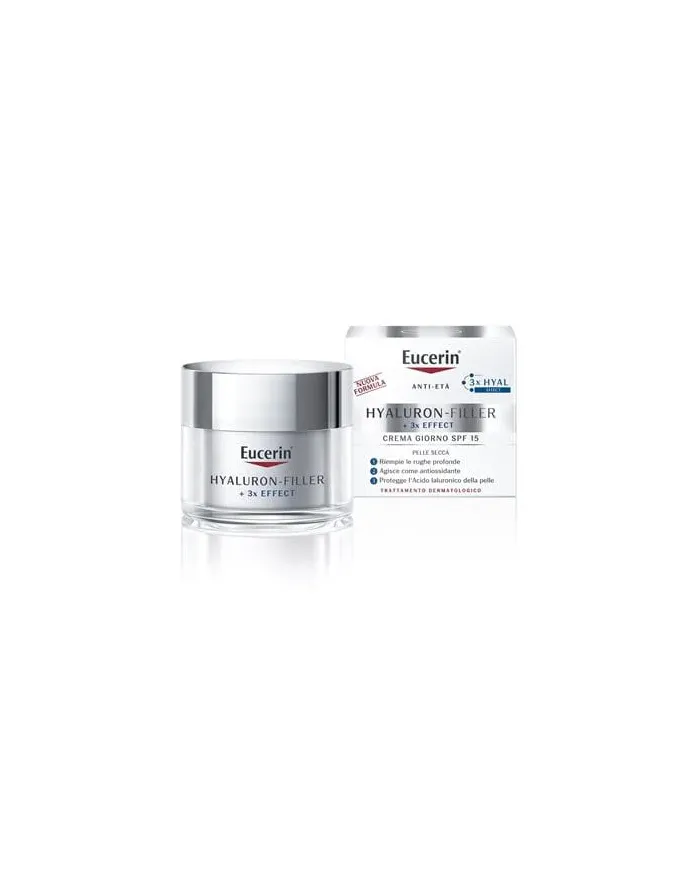 EUCERIN Hyaluron-Filler Anti-Età Crema Giorno spf 15- 50 ml-Pelle Secca