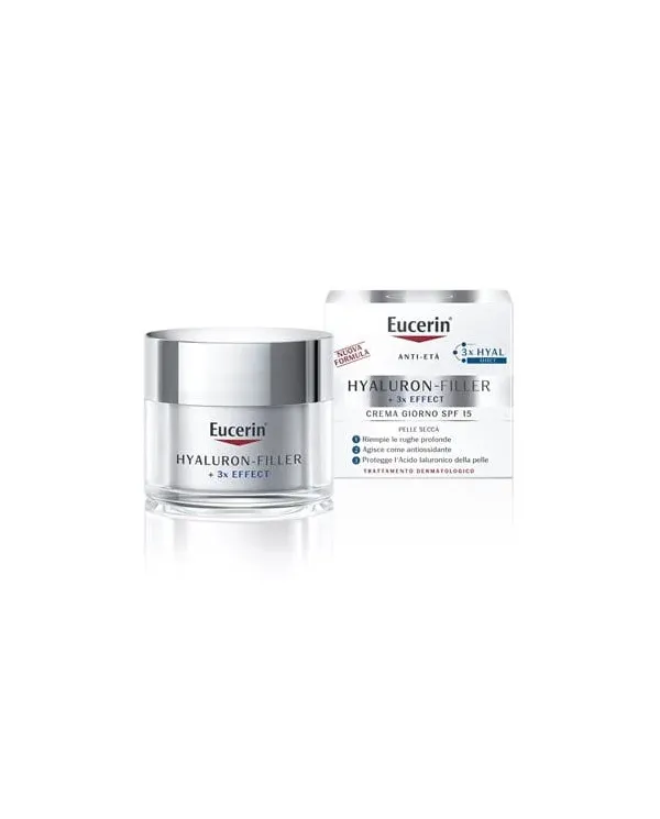 EUCERIN Hyaluron-Filler Anti-Età Crema Giorno spf 15- 50 ml-Pelle Secca