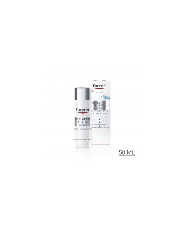 EUCERIN Hyaluron-Filler Anti-Età Crema Giorno spf 15- 50 ml-Pelle Mista