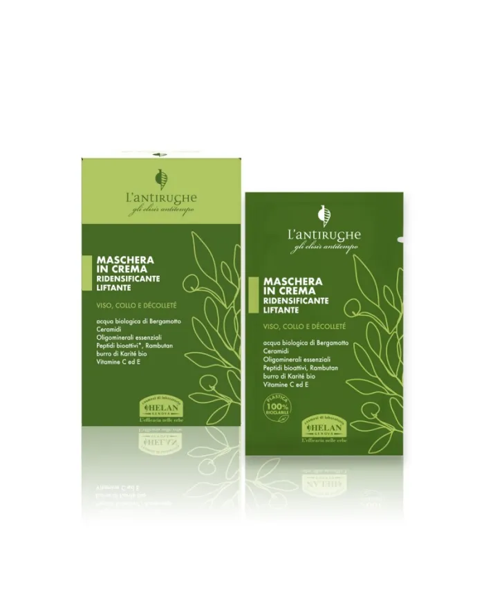 HELAN L'Antirughe Maschera in Crema Ridensificante Liftante 4 bustine da 8 ml