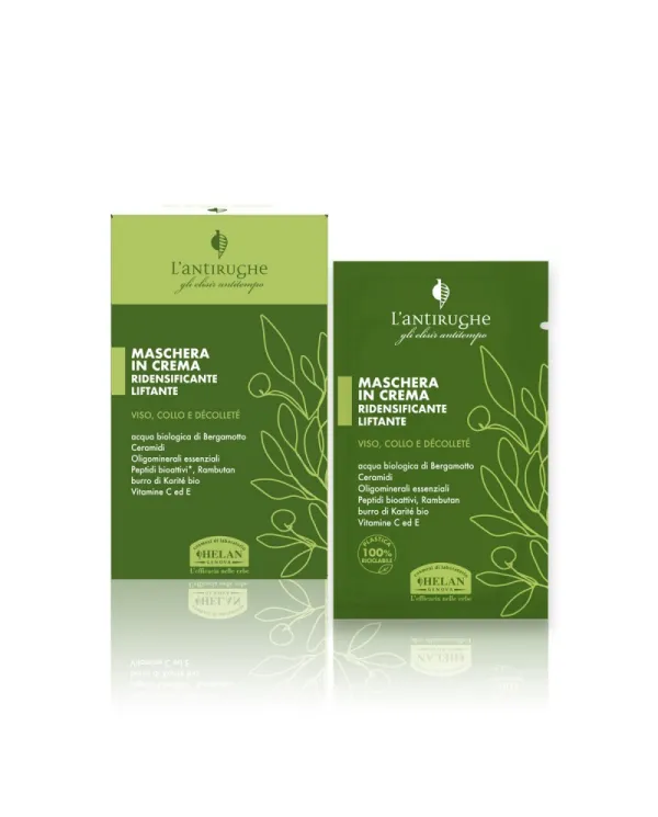HELAN L'Antirughe Maschera in Crema Ridensificante Liftante 4 bustine da 8 ml