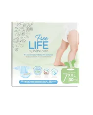 FREELIFE By Bebe Cash taglia 7 XXL (15 Kg+) 30 pannolini
