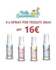 LA BELLA LAVANDERINA KIT 4X SPRAY PER TESSUTI 30ML