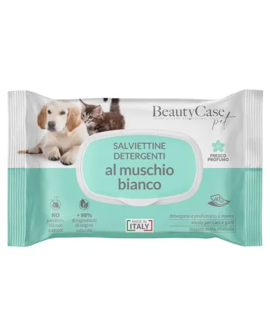 BEAUTY CASE SALVIETTINE DETERGENTI MUSCHIO BIANCO 40PZ