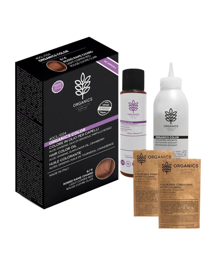ORGANICS PHARM ORGANIC 6/4 ROSSO RAME CHIARO