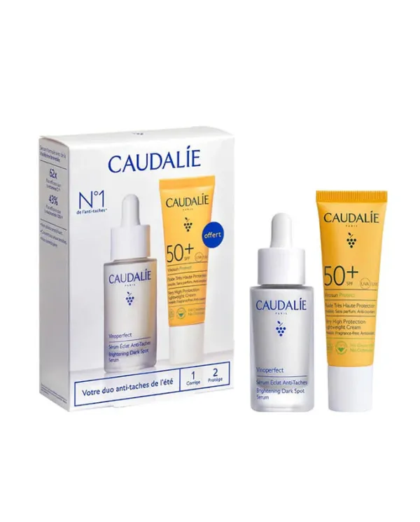 CAUDALIE Vinoperfect Siero Antimacchia + Crema Solare SPF50+