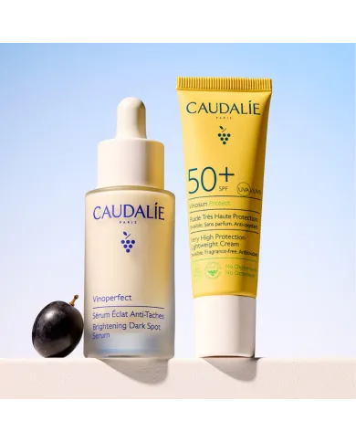CAUDALIE Vinoperfect Siero Antimacchia + Crema Solare SPF50+