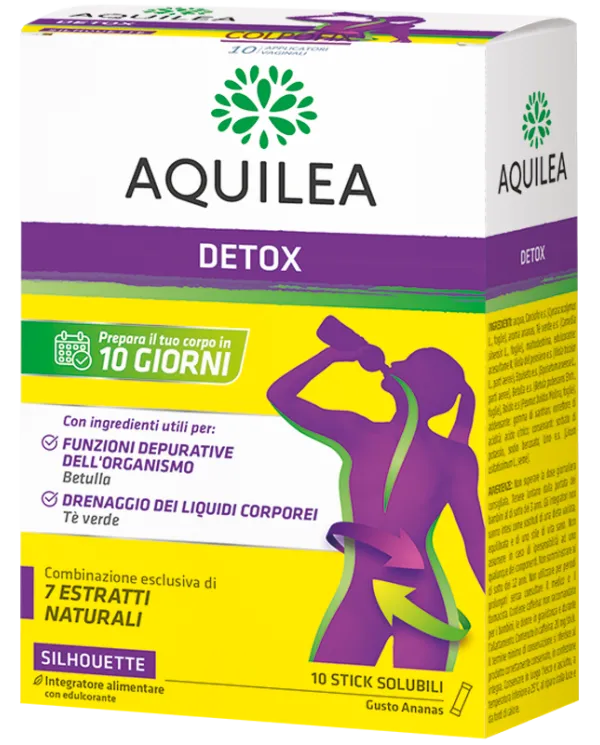 AQUILEA DETOX 10 STICK LIQUIDI